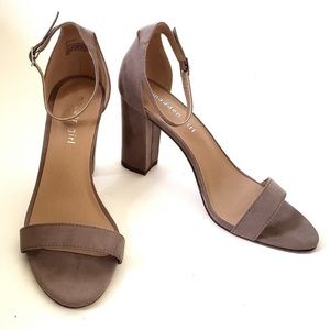 Steve Madden Beella blush 3.5” block heel.